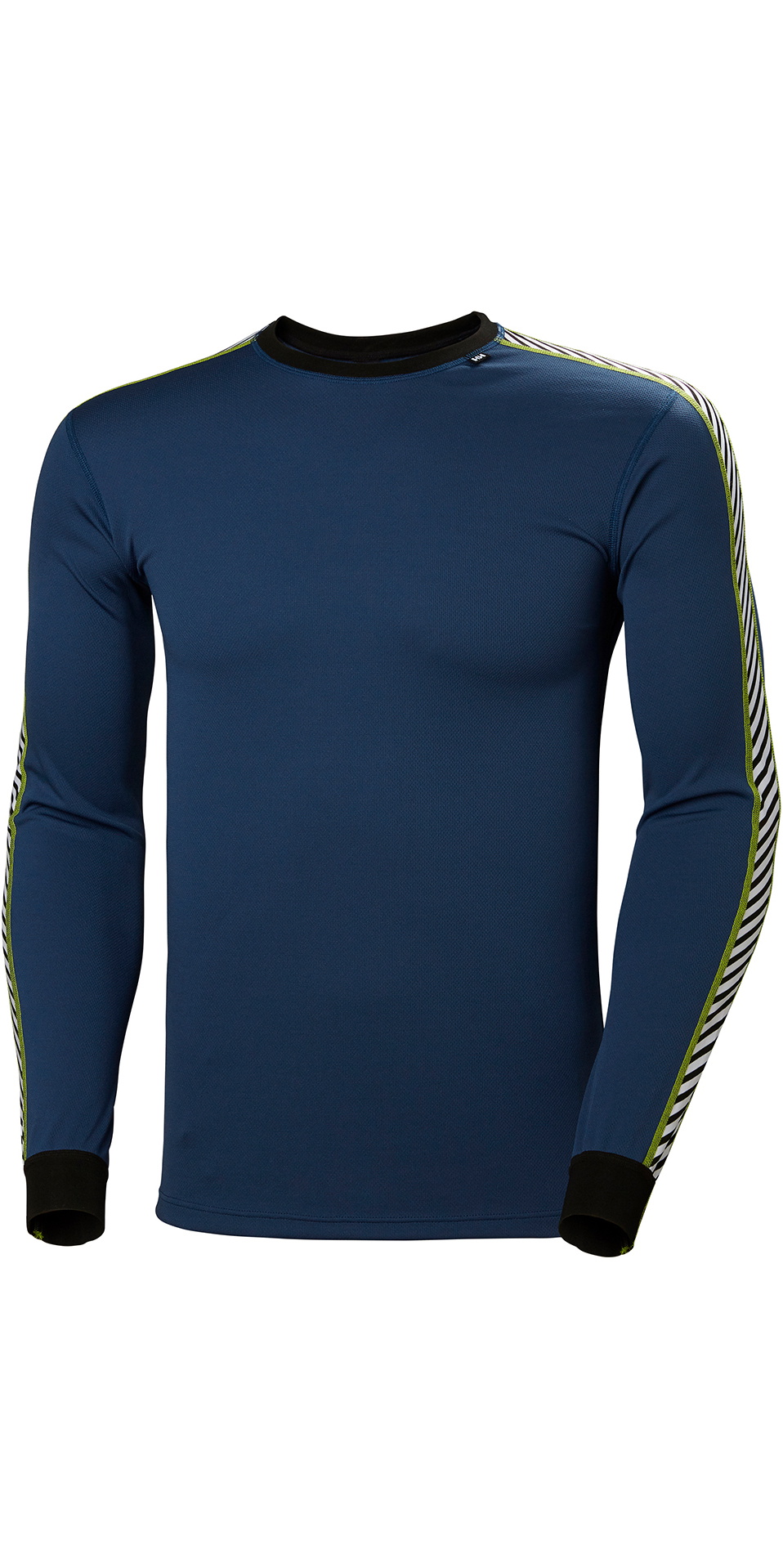 2019 Helly Hansen Lifa Stripe Crew Neck Base Layer LS Top North Sea Blue 48800 Wetsuit Outlet